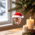 thumbnail image 6 of 26 Letters Christmas Tree Hanging Ornaments, Personalized Pendants for Holiday Decor, 6 of 7