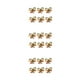 thumbnail image 5 of Billuyoard Servilletas de cena de Navidad Tejido de cuerno de reno Decoraciones multipropósito Ajuste de la Toallas de papel Adorno bastón dorado caña de oro 3piezas Billuyoard CBP252711, 5 of 6