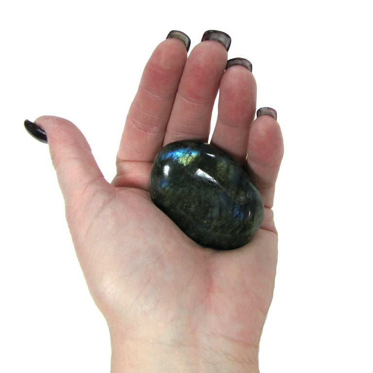 Black Crystal Labradorite Reiki Tumble Stone Negative Energy Chakra Healing Rock Black Crystal Labradorite Reiki Tumble Stone Negative Energy Chakra Healing Rock
