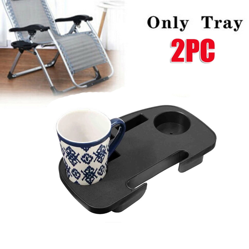 Portable Gravity Folding Lounge Beach Chairs Outdoor Tools Camping Tray 