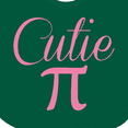 thumbnail image 4 of Inktastic Cutie Pie Pink Boys or Girls Baby Bib, 4 of 4