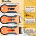 thumbnail image 5 of 4 Orange Razor Blade Scrapers with 45 Metal & 90 Plastic Blades for Paint, Stickers, Decals, Glass & Stovetop Cleaning, 5 of 5