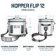 thumbnail image 4 of Nevera portátil YETI Hopper Flip 12 Big Sky Blue, 4 of 9