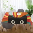 thumbnail image 5 of Yayeee Tablecloths for Rectangular Tables 60 x 108 inch Party Table Cover, Black Cat, 5 of 6