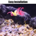 thumbnail image 4 of Aquarium Artificial Snails Ornament Glowing Simulation Animal Decoration with Suction Cup Pink, 4 of 8
