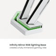thumbnail image 4 of LDT93-C024L Dual Monitor Stand Gaming 17"-38" Heavy Duty RGB Lighted Desktop Clip-On Stand for 16kg LED Dual Screen Stand, 4 of 20