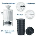 thumbnail image 2 of Accesorio para Raspado de Hielo Fgreeble para Mezcladora Kitchenaid con 8 Moldes, 2 of 7