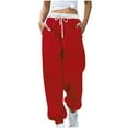 thumbnail image 2 of asjyhkr Womens Sweatpants with Pockets Jogger Elastic Waist Drawstring Athletic Running Gym Workout Pants, 2 of 5