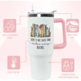 thumbnail image 6 of 40oz Book Lover Tumbler with Handle & Straw - Insulated Travel Coffee Mug, Gift for Women Readers, Bookish Gifts, Librarian, Reading Accessories - Just One More Chapter, 6 of 6