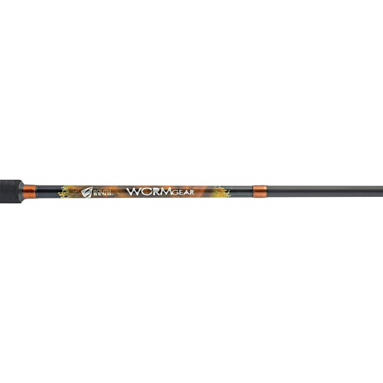 South Bend Worm Gear Fishing Rod and Spincast Reel Combo Orange, Blue or  Green, No Color Choice