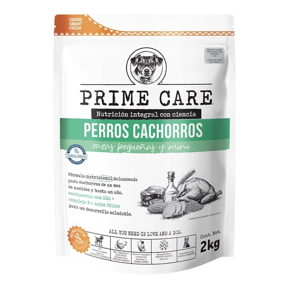 Croqueta Prime Care Para Cachorro Raza Pequeña Y Mini 2Kg