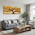 thumbnail image 3 of Canvas Wall Art for Living Room - Large Yellow Tree of Life Canvas Prints, Modern Abstract Nature Painting for Kitchen Bedroom Office Wall Decor, 3 of 7