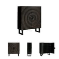 thumbnail image 4 of Signature Design by Ashley Fosterman Black Accent Cabinet, 4 of 11