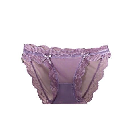 

TAIAOJING Womens Cotton Briefs Lace Perspective Sensuality Underpant Underwear Panties Brief