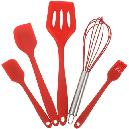 

1 Set of Practical Silicone Spatula Silicone Turner Silicone Brush Utensil Home Supplies