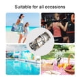 thumbnail image 5 of 2 Pack Wet Dry Bags,Dark-themed Straw Doll Waterproof Reusable Dual Zipper Bags for Swimwear, Gym Clothes, Toiletries, Baby Diapers, 5 of 8