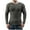 Army Green, variant on Fall Shirts for Men Casual Solid Round Neck Pullover Long Sleeve Sweater Slim Fit Bottoming Knit Top