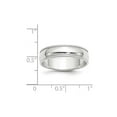 thumbnail image 2 of 14k White Gold Solid Polished 6mm Milgrain Band Ring Size 12 Ring for Women and Men - 6.4 Grams, 2 of 2