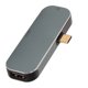 thumbnail image 5 of 1 Tipo C Hub PD Puerto De Carga 5 En 1 Función De Enchufe En Caliente aleación De Aluminio Plateado USB C Hub Adaptador Multipuerto Para Tableta, 5 of 7