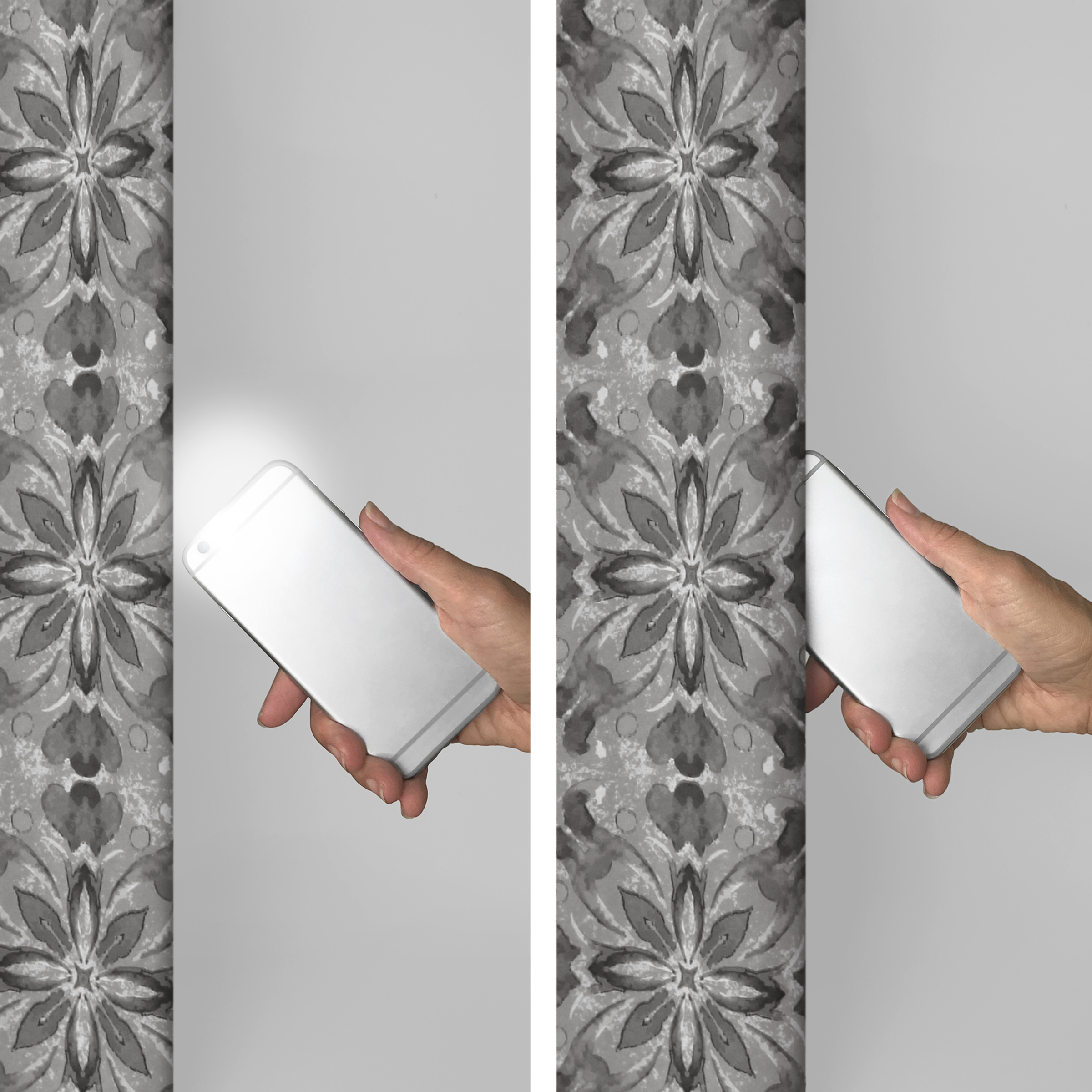 Mainstays Geo Floral Single Blackout Curtain Panel