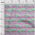 thumbnail image 2 of oneOone Polyester Spandex Pink Fabric Tropical Flamingo With Abstract Background Sewing Material Print Fabric By The Yard 56 Inch Wide, 2 of 4