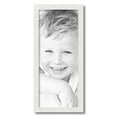 thumbnail image 2 of ArtToFrames 10" x 24" Soft White Picture Frame, 10x24 inch White MDF Poster Frame (WOM-5179), Pack, 2 of 8