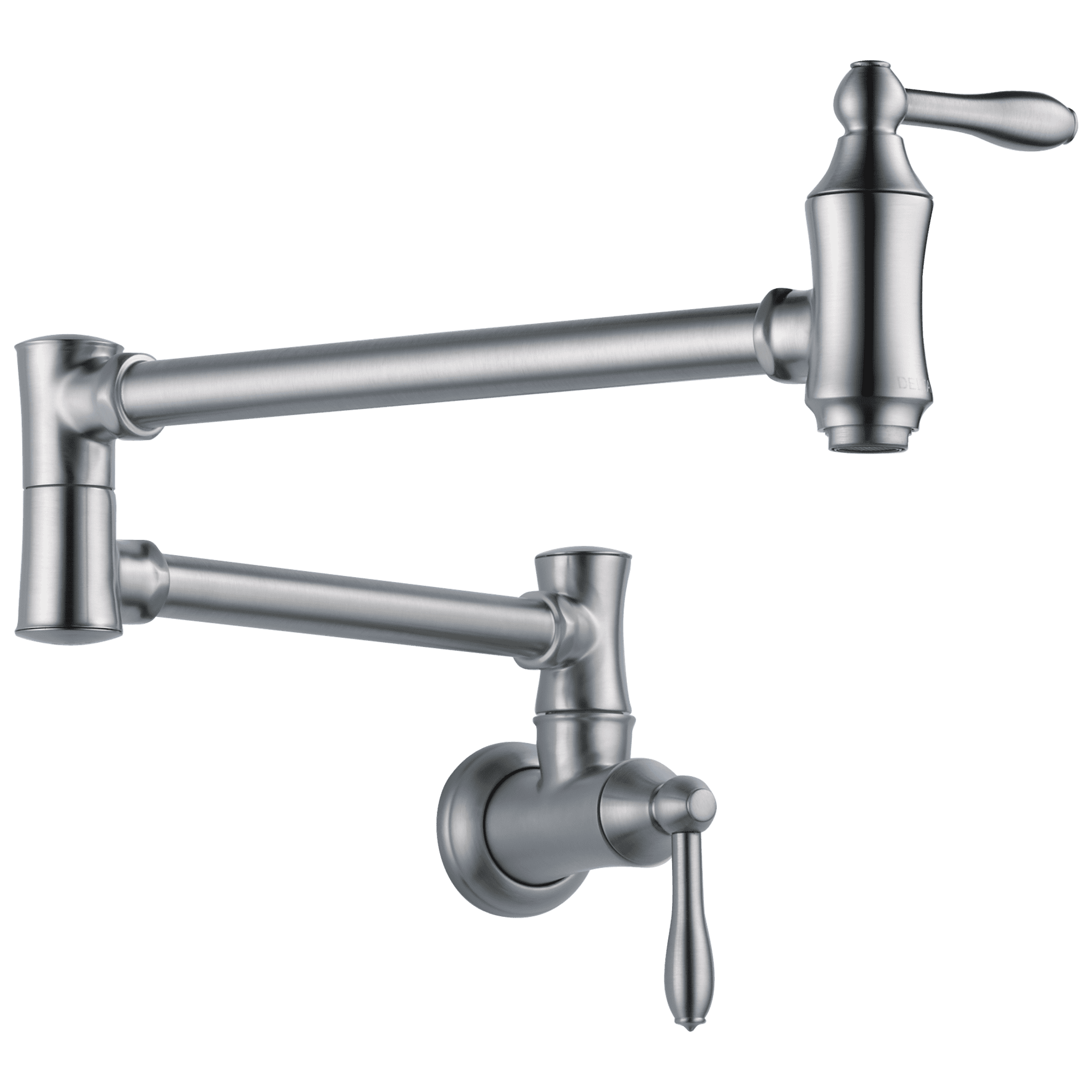 Traditional WallMount Pot Filler in Arctic Stainless 1177LFAR