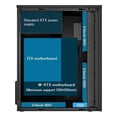 thumbnail image 1 of MINI Computer Case M-ATX/ ITX Computer PC USB2.0 Chassis, 1 of 5