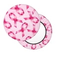 thumbnail image 2 of Kll Breast Cancer Ribbons Awareness Round Bar Chair Cushion Cover 14 Inch,Bar Stool Protector With Elastic, Soft Washable, 2 of 7