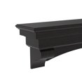thumbnail image 5 of Saint Birch Black 72" Fireplace Mantel with Corbels and Arch, 5 of 8