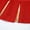 Red, variant on iEFiEL Kids Girls Patchwork Style Cheer Leading Dance Costume Uniform V Neck Crop Top with Pleated Skirt Outfit