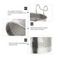 thumbnail image 5 of Nestingho 1Ud Soporte Colgante De Acero Inoxidable Para Con Resistente Y Ventilación Para, 5 of 6