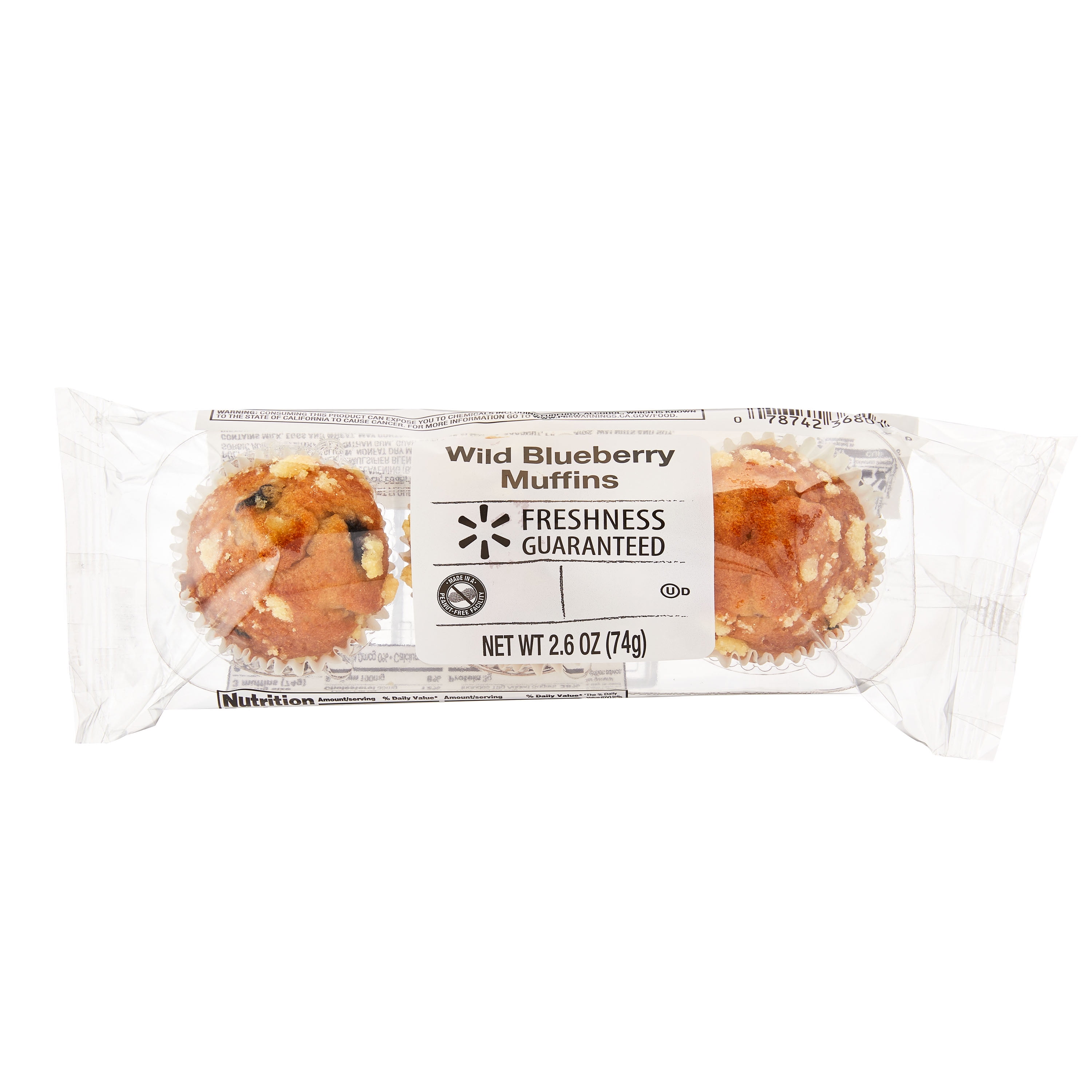 Freshness Guaranteed Mini Blueberry Muffins, 2.6 oz, 3 Count