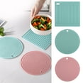 thumbnail image 5 of TERGAYEE Silicone Trivet Pot Mat,Silicone Pot Holders for Hot Pan and Pot Pads,Non-Slip Heat Resistant Silicone Mat for Countertops,Spoon Rest, 5 of 6