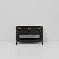 thumbnail image 4 of Norwalk 48 in W x 22 in D Black Oak Single Bath Vanity and Cultured Marble Top, 4 of 8