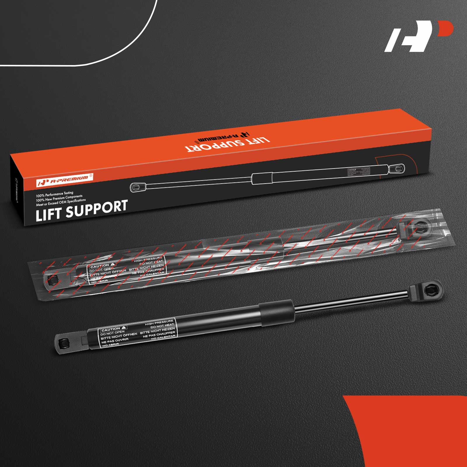 A-Premium Hood Bonnet Lift Supports Shock Struts Springs Replacement for Ford F-150 2004-2008 Lincoln Mark LT 06-08 2-PC Set