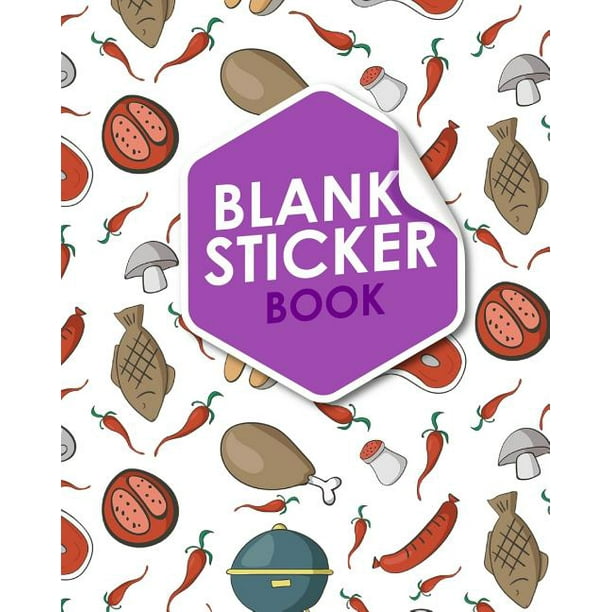 Blank Sticker Book Blank Sticker Book For Adults, Sticker Books For