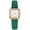 Green, variant on Women'S Watches Fashion Classic Square Quartz Watch Casual Leather Band Wristwatches With Luminouse Easy Read Dial Green