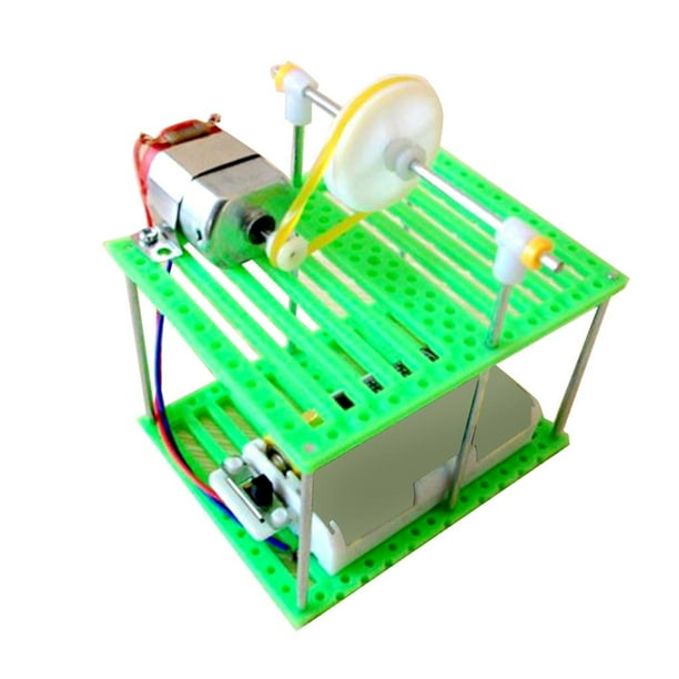 DIY Electric Cable Car Vehicle Toy Electrical Circuit Puzzle Physics