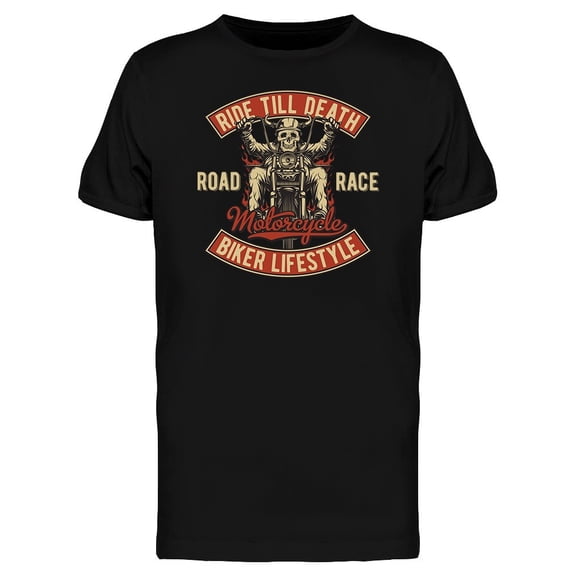 Ride Till Death Tee Men's -Image by Shutterstock