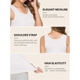 thumbnail image 4 of Pack de 2 a 4 musculosas básicas sin mangas para mujer AMVELOP, talla M, 4 of 5