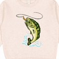 thumbnail image 3 of Inktastic Leaping Bass Fish Toddler Sweatshirt, 3 of 4