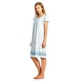 thumbnail image 2 of Casual Nights Women's Flowery Short Sleeve Nightgown, 2 of 5