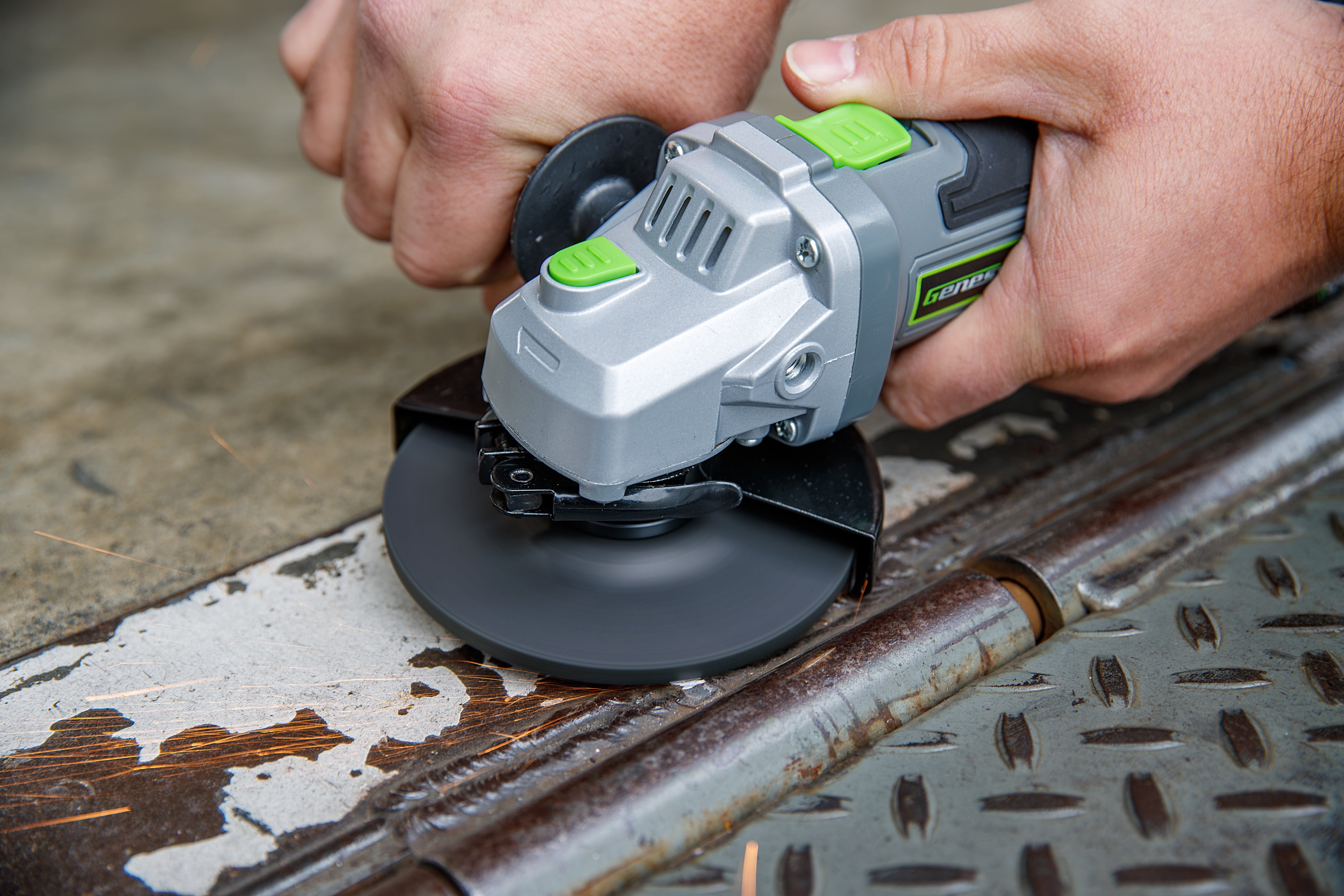 20V 4-1/2 in. Cordless Angle Grinder with Grinding Wheel,  Battery and Charger