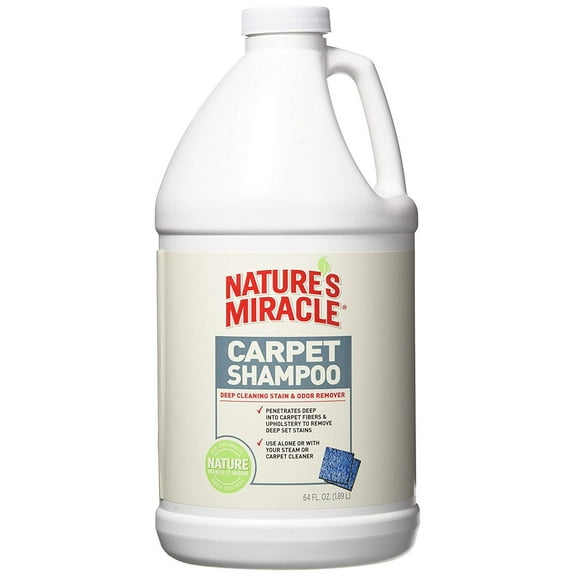 Nature’s Miracle Carpet Shampoo Deep-Cleaning Stain and Odor Remover, 64 oz