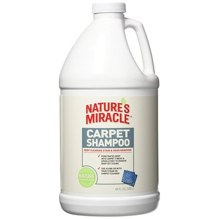 Nature S Miracle Carpet Shampoo 64 Ounces Deep Cleaning