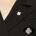 thumbnail image 5 of K-KED 1pc Shamrock Brooch Four Leaf Clover Metal Pin Artist Delicate Jewelry Lapel or Fabric-Pink, 5 of 9