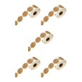 thumbnail image 2 of Kearding 500 Pieces Love Stickers Fashionable Kraft Gold Gift Tag Background Labels Luxurious Paper Clear Printing for Valentine's Day No.1 5Conjunto, 2 of 6