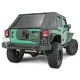 thumbnail image 4 of Rampage by RealTruck Rear Trail Guard Bumper for Jeep Wrangler JK | Tire Carrier, Steel, Black | 9950919 | Compatible with 2007 - 2018 Jeep Wrangler JK Unlimited, 4 of 6
