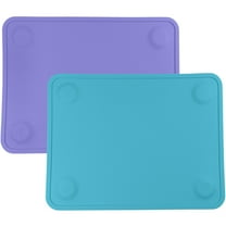 WeeSprout Silicone Suction Placemats for Babies, Toddlers & Kids, Non-Slip Suction, 2 Pack